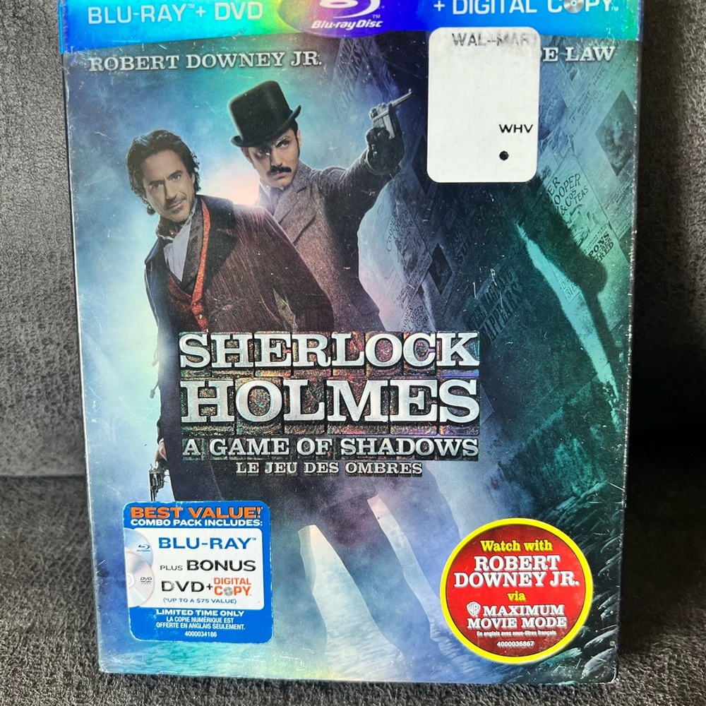 Sherlock Holmes: A Game of Shadows Blu-ray & DVD
